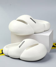 Soft Comfortable Coffee Hollow Out Slippers Shoes