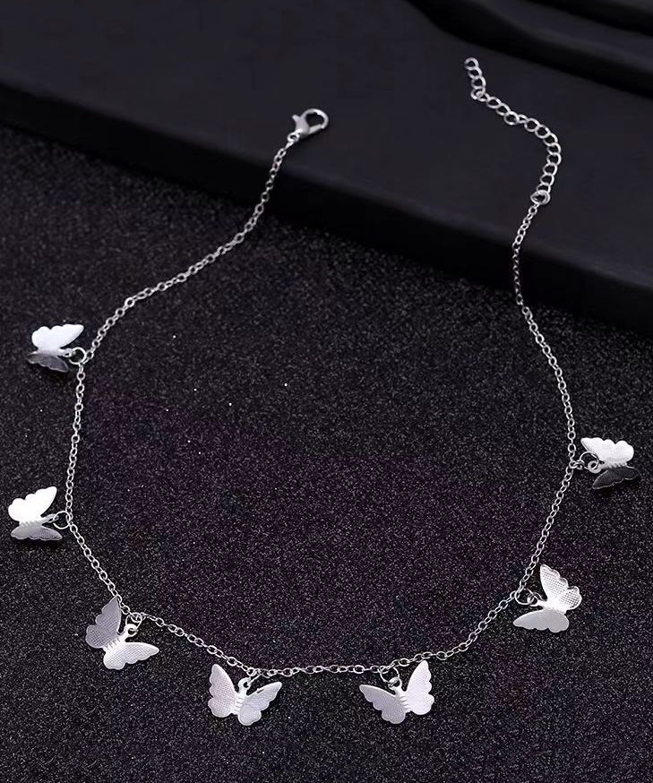 Style Gold Sterling Silver Overgild Butterfly Star Princess Necklace