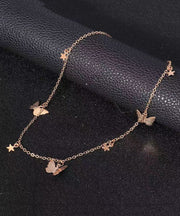 Style Gold Sterling Silver Overgild Butterfly Star Princess Necklace