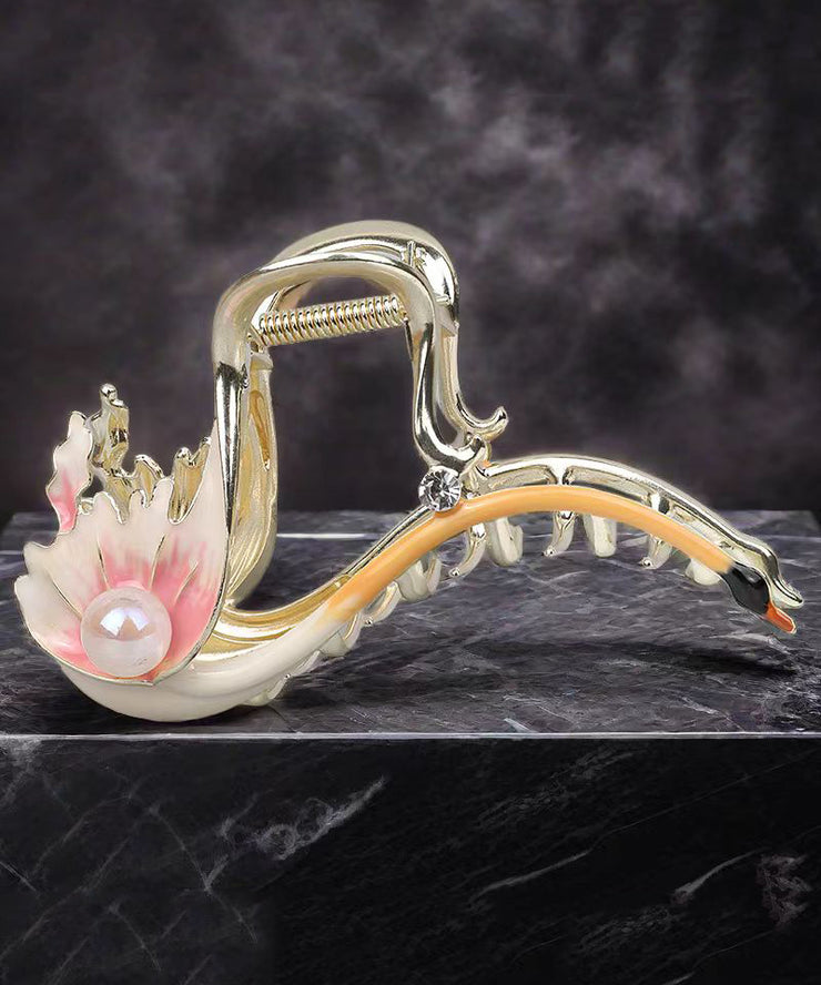 Stylish Alloy Drip Glaze Pearl Hairpin