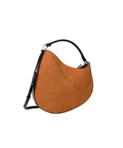 Stylish Brown Asymmetrical Large Capacity Suede Messenger Bag