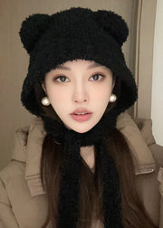 Stylish Cute Cartoon Coffee Faux Fur Bonnie Hat