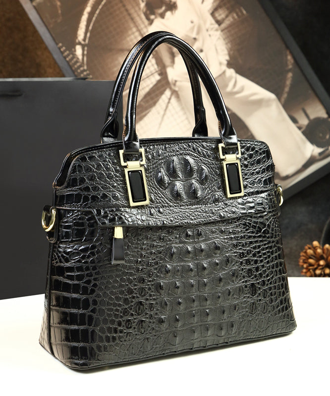 Stylish Green Crocodile Pattern Versatile Women Handbags