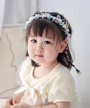 Stylish White Alloy Tulle Pearl Floral Girls Hairpin