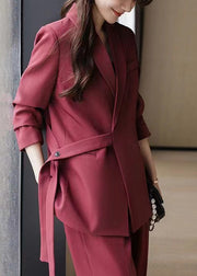 Unique Mulberry Oversized Spandex Coats Spring