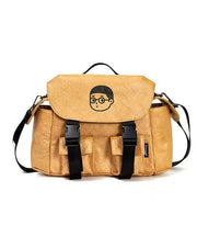 Unique Yellow Versatile Pockets Messenger Bag