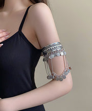 Women Sterling Silver Tassel Arm Chain