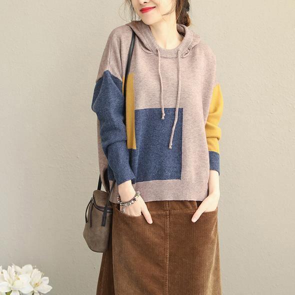 2018 New Vintage Hoodie Loose Sweater Women Casual Tops - SooLinen