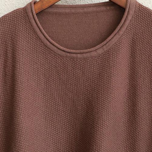 2018 Pure Color Casual Sweater Women New Fashion Tops - SooLinen