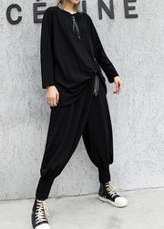 2019 fall new high waist pants loose casual women harem pants - SooLinen