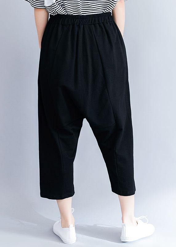 2019 summer new cotton blended loose pants wild casual wide leg pants - SooLinen