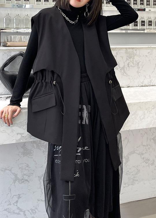 2021 Black Fashion Close Waist Versatile Cotton Jacket - SooLinen