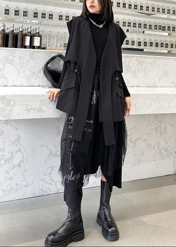 2021 Black Fashion Close Waist Versatile Cotton Jacket - SooLinen