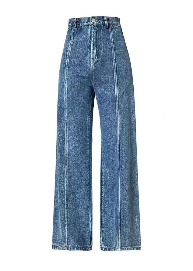 American High Waisted Slim Fit Denim Micro Flared Straight Leg For Spring