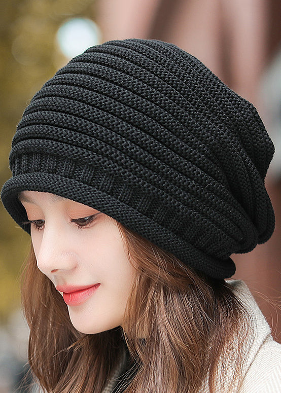 Autumn Winter Stylish Caramel Warm Knit Boonie Hat