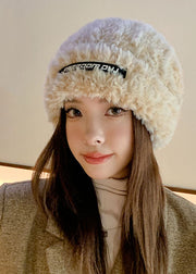 Beautiful Grey Knitted Cotton Warm Bonnie Hat