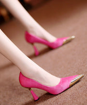 Beautiful Pink High Heels Pointed Toe Stiletto High Heels