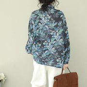 Beautiful lapel linen tunic pattern 2019 Tutorials floral tunic shirts spring