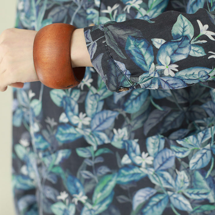 Schönes Revers Leinen Tunika Muster 2019 Tutorials florale Tunika Hemden Frühling