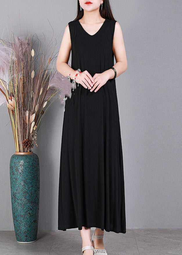 Schwarze Strickjacken aus Baumwolle mit V-Ausschnitt und zweiteiliges Kleid mit langen Ärmeln