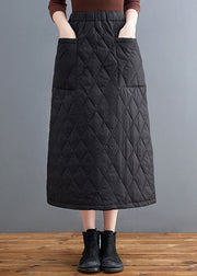 Böhmische schwarze Taschen mit feiner Baumwolle gefüllte Röcke Winter