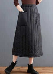 Böhmische schwarze Taschen mit feiner Baumwolle gefüllte Röcke Winter