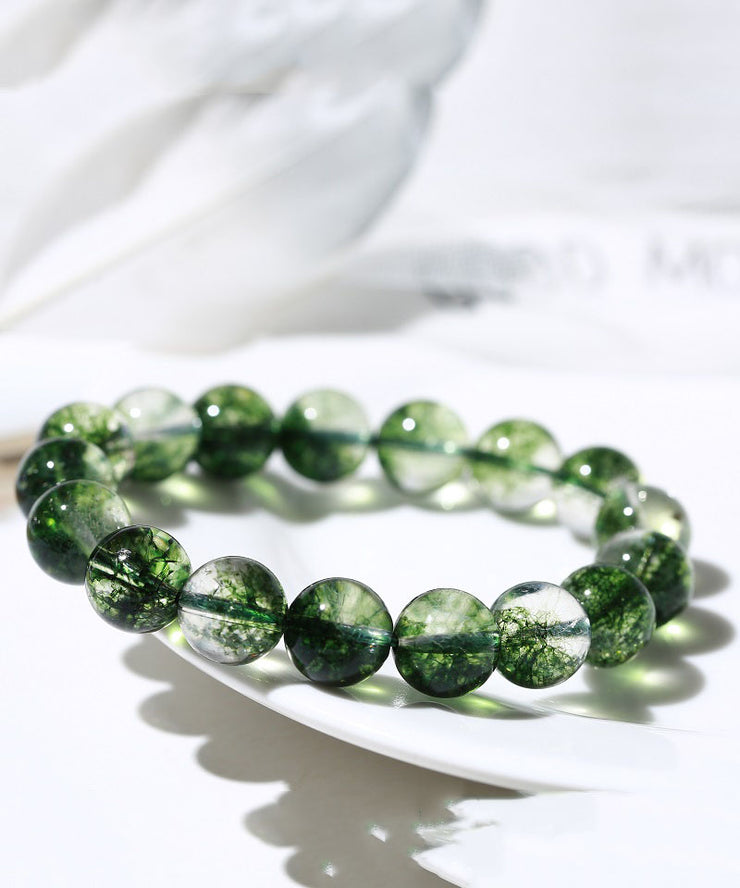 Bohemian Green Ball Crystal Beaded Bracelet