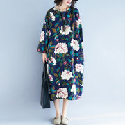Bohemian floral Chiffon Robes Soft Surroundings Tutorials pockets A Line Dress