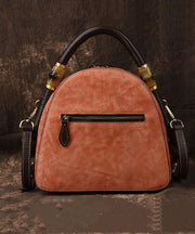 Boutique Pink Jacquard Calf Leather Tote Handbag