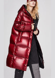 Casual Mulberry hooded Thick Casual Winter Duck Down Coat