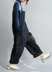 Chic Black Casual Pants Fall Fashion all-match Jumpsuit Pants - SooLinen