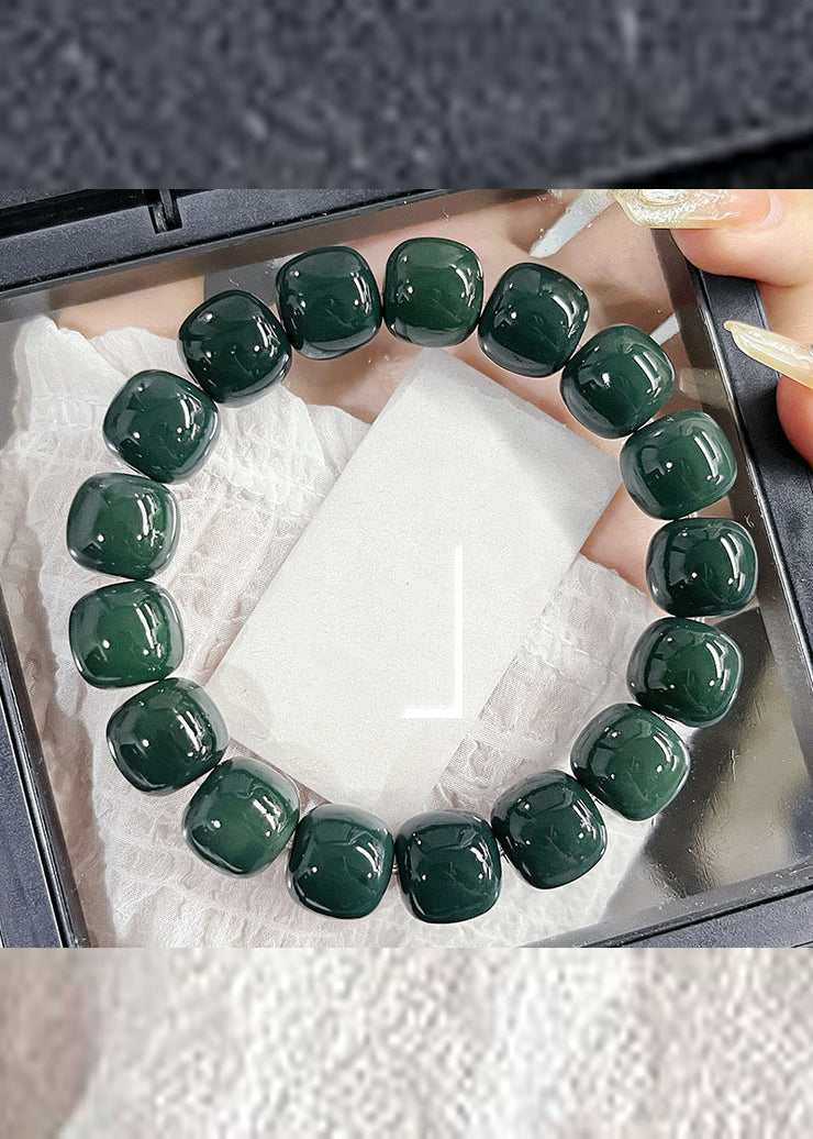 Chic Blackish Green Bodhiko Buddha Beads Bracelet