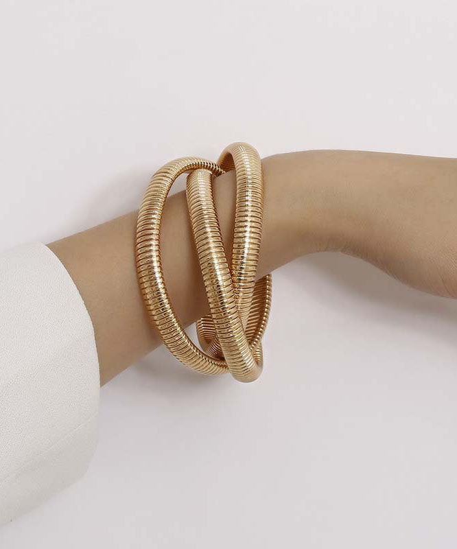 Chic Gold 18K Gold Multi Layer Chain Bracelet