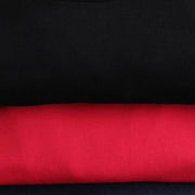 Chic black Letter tops women blouses hooded pockets Knee blouses - SooLinen