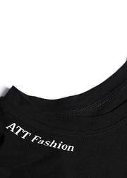Chic o neck cotton box top Fashion Ideas black top summer - SooLinen
