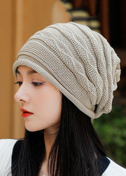Classy Coffee Oversized Warm Knit Bonnie Hat