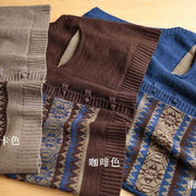 Comfy Chocolate Knit Blouse V Neck Sleeveless Knit Tops - SooLinen