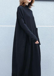 Cozy two ways to wear Sweater weather Moda black Mujer knit dress fall - SooLinen