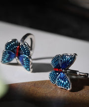 Dream Butterfly Jewelry Ethnic Style Enamel Colorful Women Ear Buckle