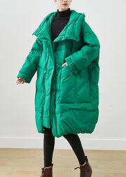 Elegant Green Oversized Thick Duck Down Canada Goose Jacket Winter