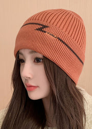 Elegant Grey Thick Knitted Cotton Bonnie Hat