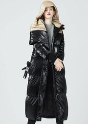 Elegant casual snow jackets winter Jackets khaki hooded down coat winter - SooLinen
