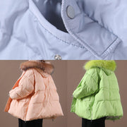 Elegant plus size snow jackets black hooded fur collar warm winter coat - SooLinen