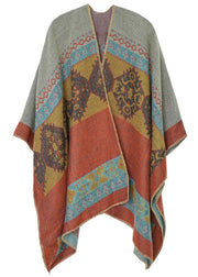 Ethnic Style Shawl For Autumn And Winter Warmth Imitation Cashmere