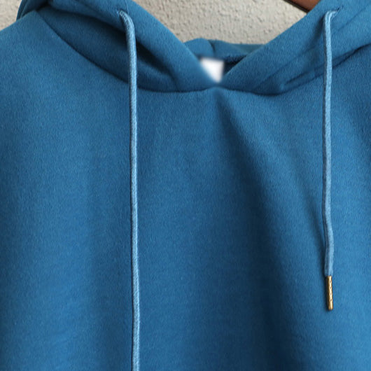 Fashion Hoodie Pure Color Brushed Fleece For Women