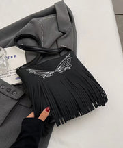 Fashionable New Suede Butterfly Tassel Versatile Messenger Bag