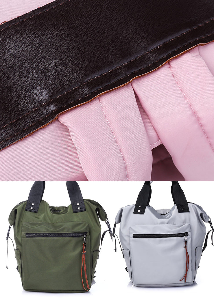Fine Pink Large Capacity Cotton Backpack Bag