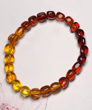 Handmade Gradient Color Amber Honey Wax Bracelet