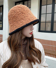 Handmade Khaki Original Design Knit Bucket Hat