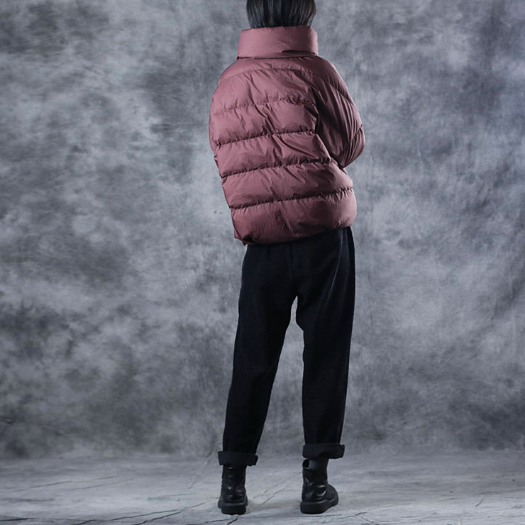 Handgefertigte Mulberry-Taschen mit Reißverschluss Winter-Daunenjacken mit langen Ärmeln